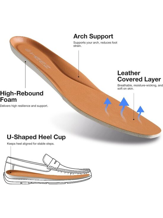 HEEZ Men\'s Tan PU Faux Leather Penny Loafers Slip On Casual Driving Shoes main image 5